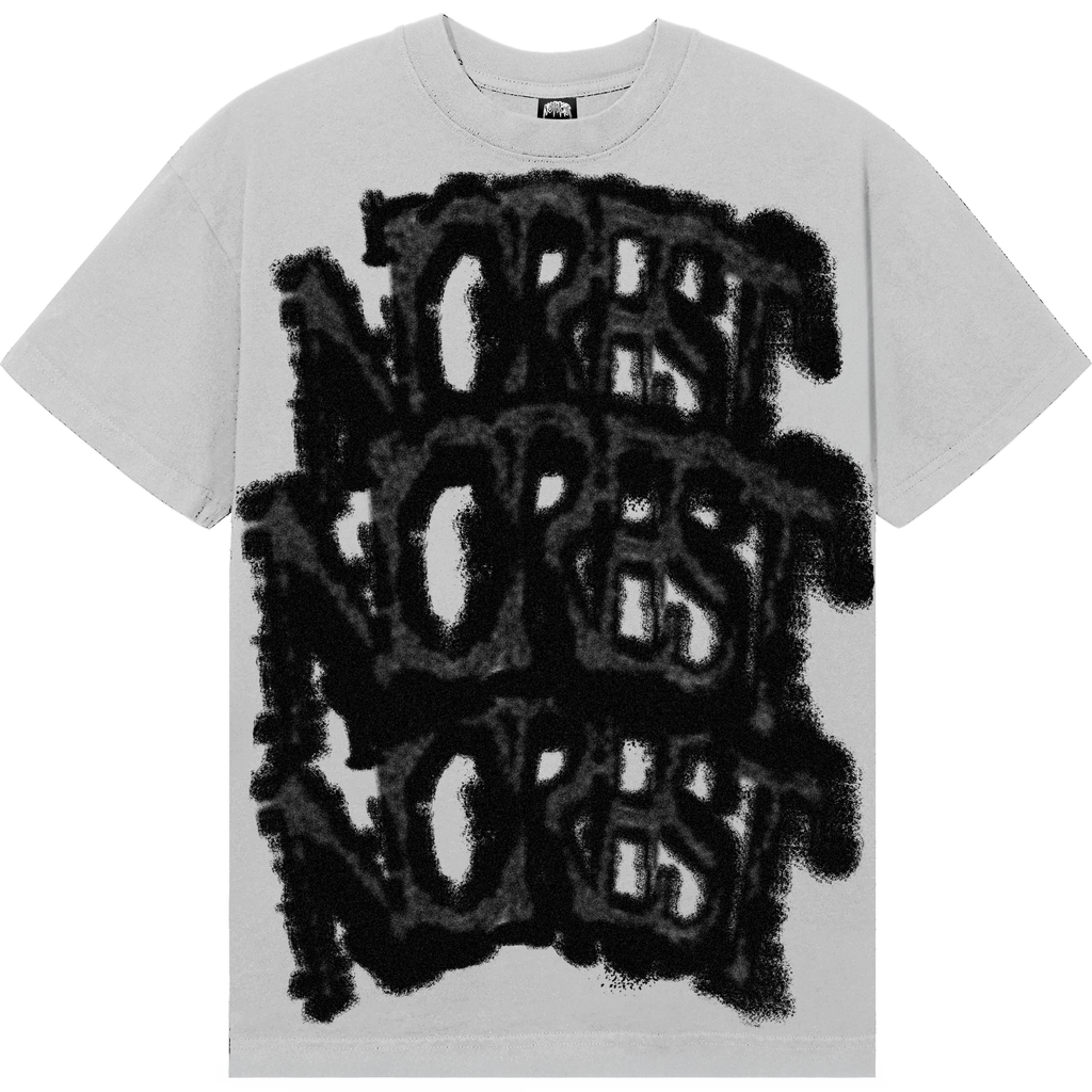 3X DARK OIL PAINT SHIRT(WHITE)